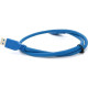 Дата кабель USB 3.0 AM\/AM 0.6m Blue Voltronic (YT-3.0AM+AM-0.6)
