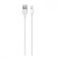 Дата кабель USB 2.0 AM to Lightning 2.0m 2.1A white XO (XO-NB-103-L-2-WH)