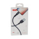 Дата кабель USB 2.0 AM to Lightning 1.0m 3A black XO (NB112-i-BK)
