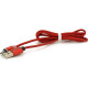Дата кабель USB 2.0 to Micro 5P 1.0m 2A magnetic nylon red PiPo (18164)