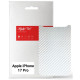 Плівка захисна Armorstandart Back panel Carbone Apple iPhone 17 Pro Silver (ARM86196)