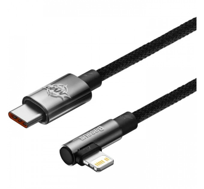 Дата кабель USB-C to Lightning 1.0m 20W 90° corner black Baseus (CAVP000201)