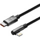 Дата кабель USB-C to Lightning 1.0m 20W 90° corner black Baseus (CAVP000201)