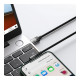 Дата кабель USB-C to Lightning 1.0m 20W 90° corner black Baseus (CAVP000201)