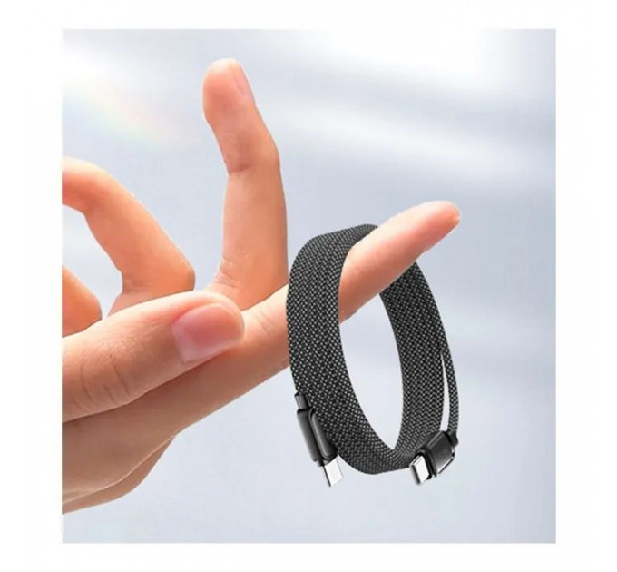 Дата кабель USB-C to USB-C 1.0m 100W black Essager (EXCTT1-TD01-P)