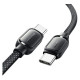 Дата кабель USB-C to USB-C 1.0m 100W black Essager (EXCTT1-TD01-P)