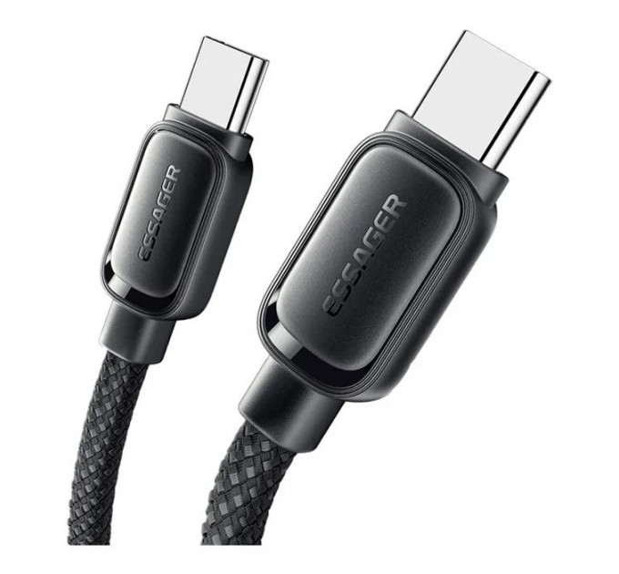 Дата кабель USB-C to USB-C 1.0m 100W black Essager (EXCTT1-TD01-P)