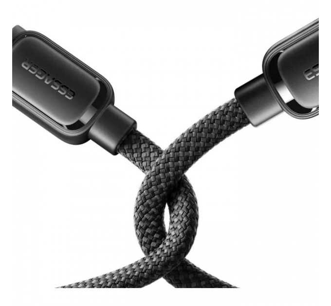 Дата кабель USB-C to USB-C 1.0m 100W black Essager (EXCTT1-TD01-P)