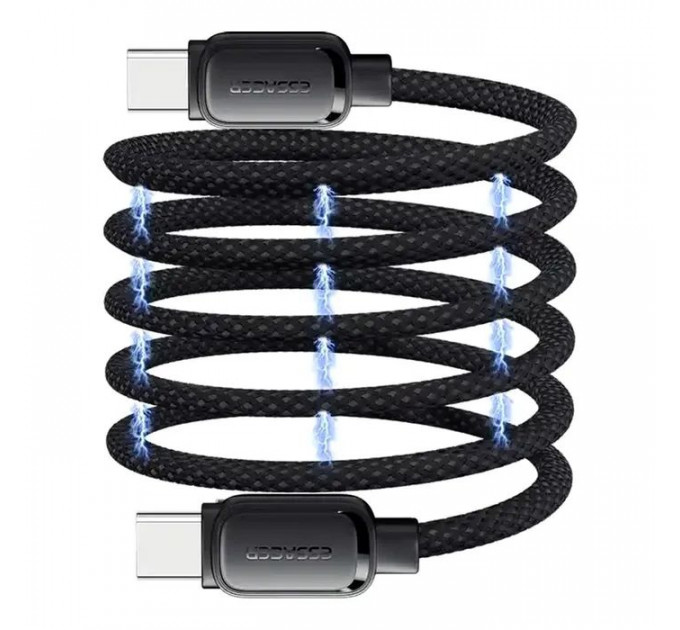 Дата кабель USB-C to USB-C 1.0m 100W black Essager (EXCTT1-TD01-P)