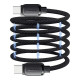 Дата кабель USB-C to USB-C 1.0m 100W black Essager (EXCTT1-TD01-P)