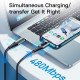 Дата кабель USB-C to Lightning 1.0m 20W Digital Display blue Essager (EXCTL-YD03)