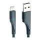 Дата кабель USB 2.0 AM to Lightning 1.0m 2.4A black Essager (EXCL-LS01)
