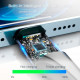 Дата кабель USB 2.0 AM to Lightning 1.0m 2.4A black Essager (EXCL-LS01)