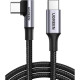 Дата кабеля USB-C 2.0 to USB-C 1.0m 90° corner US334 black Ugreen (70643)