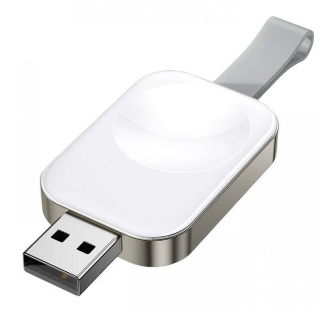 Зарядний пристрій Essager Wireless charger for smart watch USB white (EWXA-YB02-Z)