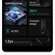 Зарядний пристрій Baseus AC + 2xUSB-C 100W + 2xUSB + cable USB-C to USB-C 100W 1.0m black (PSZM000401)
