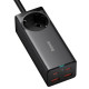 Зарядний пристрій Baseus AC + 2xUSB-C 100W + 2xUSB + cable USB-C to USB-C 100W 1.0m black (PSZM000401)
