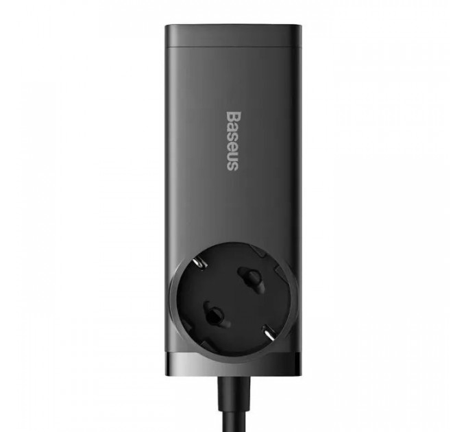 Зарядний пристрій Baseus AC + 2xUSB-C 100W + 2xUSB + cable USB-C to USB-C 100W 1.0m black (PSZM000401)