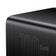 Зарядний пристрій Baseus AC + 2xUSB-C 100W + 2xUSB + cable USB-C to USB-C 100W 1.0m black (PSZM000401)