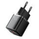 Зарядний пристрій Essager 1xUSB + 1xUSB-C PD20W GaN (ECTAC-HMB01-P)