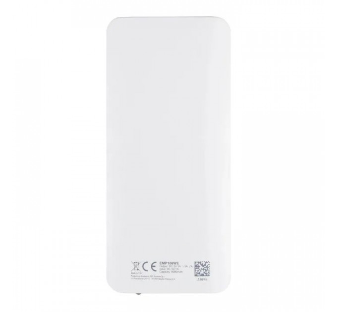Батарея універсальна Esperanza 8000mAh input\/Micro-USB, output\/3*USB, White\/Grey (EMP106WE)
