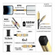 Дата кабель 6in1 inCharge X 0,14m 100W beige Rolling Square (X03WR)