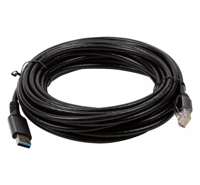 Дата кабеля USB AM to RJ45 Ethernet 7.5m CAT6 UTP PowerPlant (CA915019)