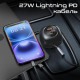 Зарядное устройство Promate 1xUSB-C PD + 1xUSB + cable USB-C\/Lightning max 81W black (powerdrive-rci81)