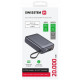 Батарея универсальная SWISSTEN 20000mAh SPACE 22\/5W PD QC w/built-in cables USB-C/LIGHTNING Silver (8595217490598)