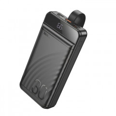 Батарея універсальна HOCO 30000mAh Element PD\/20W, QC\/22.5W, LED Lamp, Black (J123B \/ 714735)