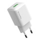 Зарядний пристрій ColorWay USB QC3.0 18W white (CW-CHS063Q-WT)