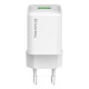 Зарядний пристрій ColorWay USB QC3.0 18W white (CW-CHS063Q-WT)