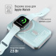 Батарея універсальна ColorWay 10 000 mAh PD\/22.5W, 15W MagSafe & Watch Wireless Aquamarine (CW-PB100LPA2MT-WPDD)