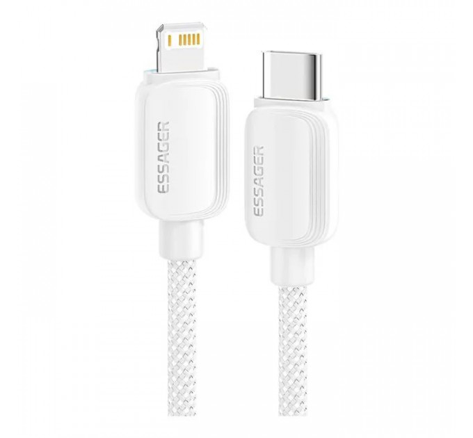 Дата кабель USB-C to Lightning 1.0m 20W white Essager (EXCTL-WL02-P)