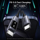 Дата кабель USB-C to USB-C 1.0m PD 100W L509 black Ugreen (35501)