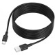 Дата кабель USB 2.0 AM to USB-C 3.0m silicone BX113 black BOROFONE (6941991115554)