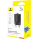 Зарядний пристрій Baseus 1xUSB-C 25W GaN5 black (P10110909113-00)