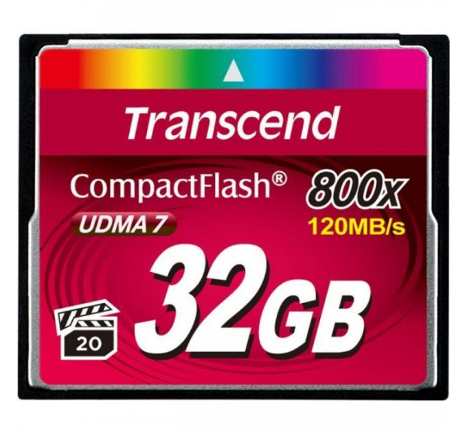 Карта пам/'яті Transcend 32GB 800x (TS32GCF800) Карта пам/'яті Transcend 32GB 800x (TS32GCF800)
