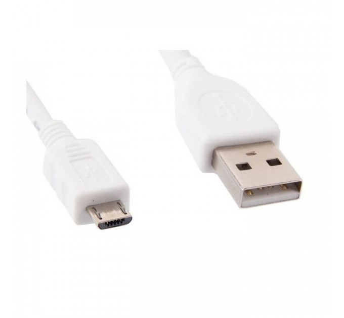Дата кабель USB 2.0 AM to Micro 5P 1.0m Cablexpert (CCP-mUSB2-AMBM-W-1M)