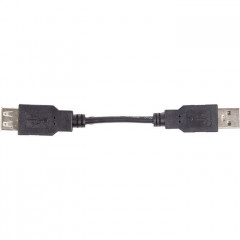 Дата кабель USB 2.0 AM\/AF 0.1m PowerPlant (KD00AS1209)