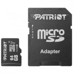 Карта пам/'яті Patriot 64GB microSD class10 UHS-1 (PSF64GMCSDXC10)