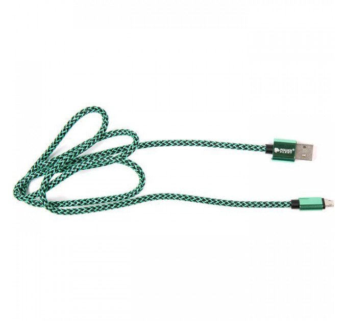 Дата кабель USB 2.0 AM to Micro 5P 1.0m PowerPlant (CA910229)