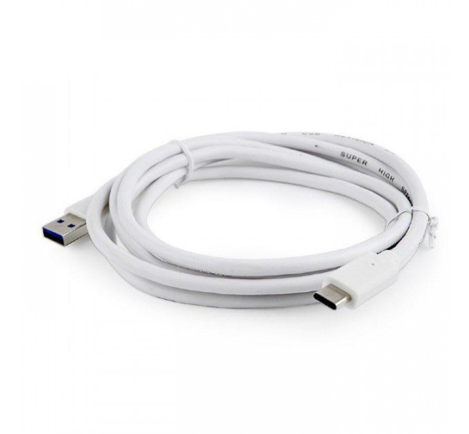 Дата кабель USB 3.0 AM to USB-C 1.8m Cablexpert (CCP-USB3-AMCM-6-W)