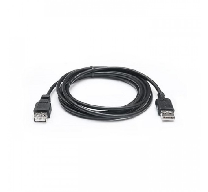 Дата кабель USB 2.0 AM\/AF 2.0m Pro black REAL-EL (EL123500028)
