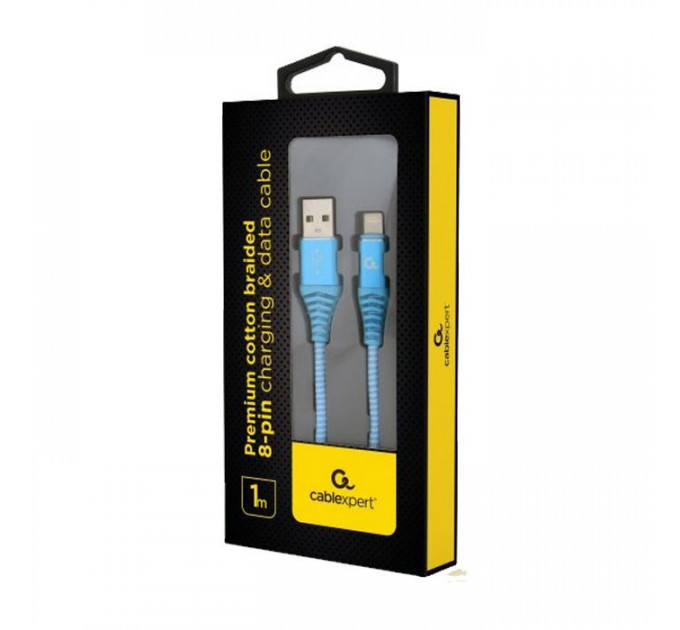 Дата кабеля USB 2.0 AM to Lightning 1.0m Cablexpert (CC-USB2B-AMLM-1M-VW)