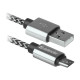 Дата кабель USB 2.0 AM to Micro 5P 1.0m USB08-03T PRO white Defender (87803)