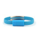 Дата кабель USB 2.0 AM to Micro 5P 0.2m браслет blue Extradigital (KBU1784)
