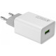 Зарядний пристрій ColorWay 1USB Huawei Super Charge\/Quick Charge 3.0, 4A (20W) (CW-CHS014Q-WT)