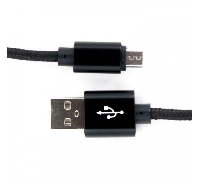 Дата кабель USB 2.0 AM to Micro 5P 1.0m black Dengos (NTK-M-MT-BLACK)