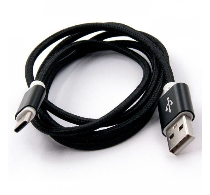 Дата кабель USB 2.0 AM to USB-C 1.5m black Dengos (NTK-TC-DL-BLACK)